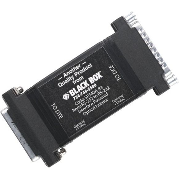 OPTO ISOLATOR - RS-232, DB25 MALE TO DB25 FEMALE, 115.2-KBPS, GSA, TAA, PROTOCOL
