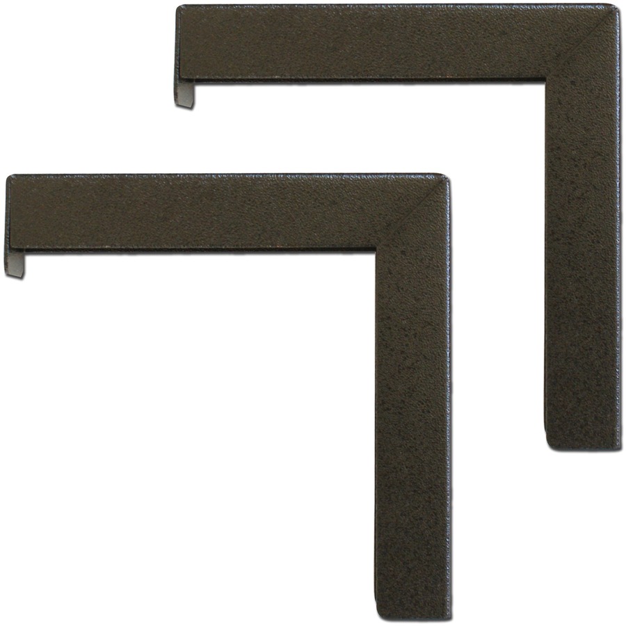 PROJECTOR BRACKET - BLACK - 6INCH X 2 WALL/CEILING HANGING BRACKETS X TYPE