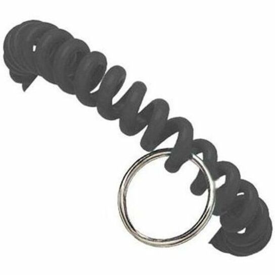 RETAINER, BLACK, WRIST COIL W/ (25MM) SPLIT RING, MINIMUM ORDER QUANTITY: 250