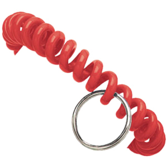 RETAINER, RED, WRIST COIL W/ (25MM) SPLIT RING, MINIMUM ORDER QUANTITY: 250