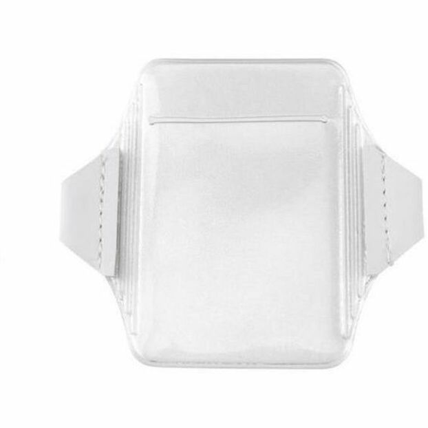 211 GOVT/MLTY CLEAR VINYL ARM BAND BADGE
