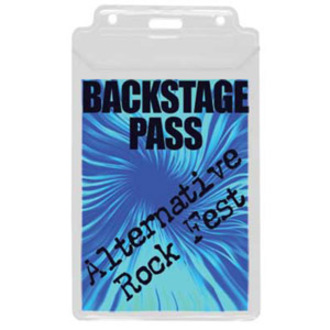 4 X 6-3/16IN CREDENTIAL BADGE HOLDER W/T