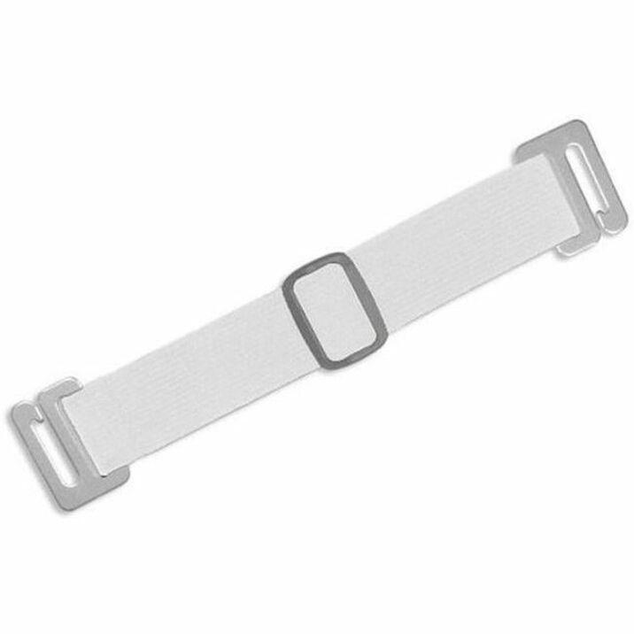 WHITE, 17IN (432MM)ADJUSTABLE ELASTIC AR