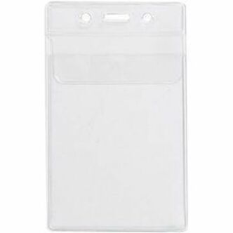 DATA/CREDIT CARD,/MLTY CLEAR VINYL BADGE