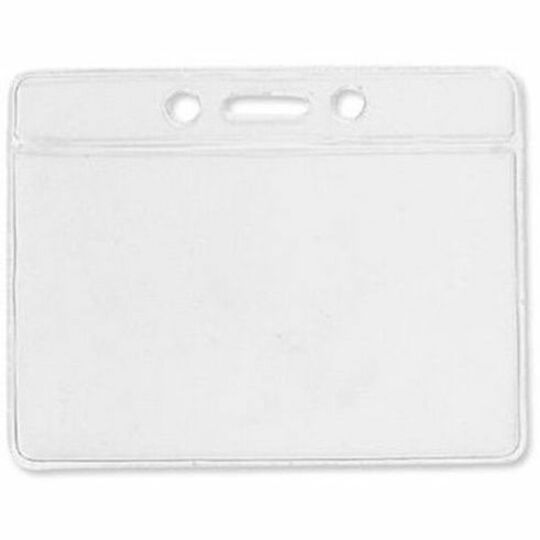 DATA/CREDIT CARD, CLEAR BAR VINYL BADGE