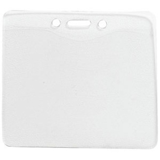 3 X 4 HORIZONTAL CLEAR VINYL BADGE HOLDE