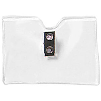 DATA/CREDIT CARD, CLEAR VINYL BADGE HOLD