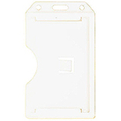 WHITE, 2-SIDED VERT MULTI CARD HOLDER, S