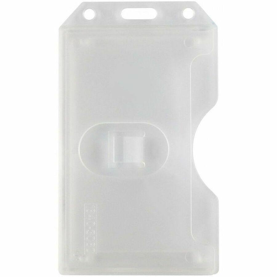 CLEAR, 2-SIDED VERT MULTI CARD HOLDER, S
