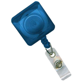 TRANSLUCENT BLUE, SQUARE SPRING CLIP BAD