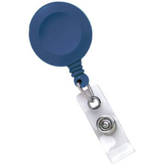 BLUE RND BDRL SWIVEL BACK NPS CLIP CLEAR