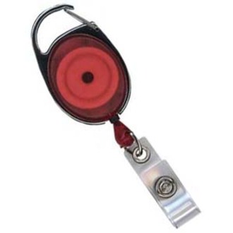 TRANSLUCENT RED, PREMIER BADGE REEL, CL