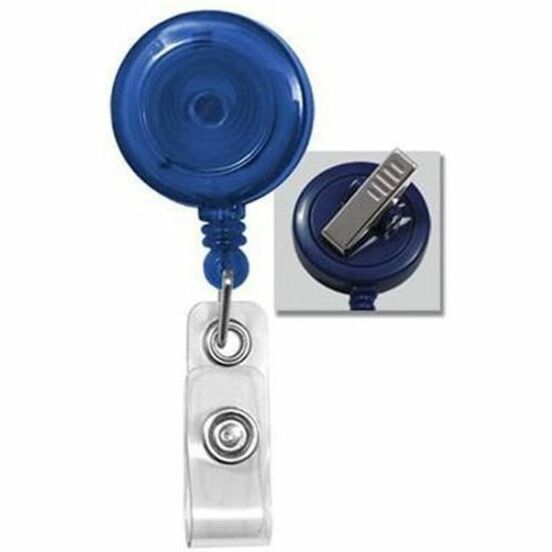 TRANSLUCENT BLUE RND BDRL SWIVEL BACK NP