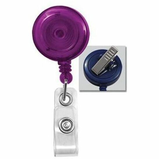 TRANSLUCENT PURPLE RND BDRL SWIVEL BACK