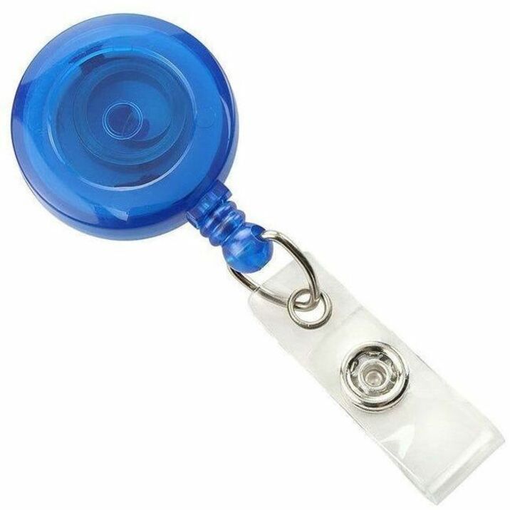 TRANSLUCENT BLUE, BADGE REEL, CLEAR STR