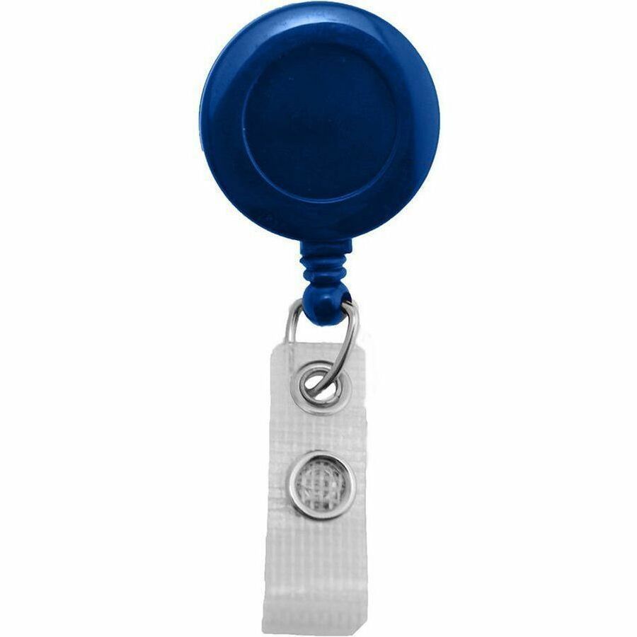 BLUE, ROUND SPRING CLIP REEL, NO STICKER