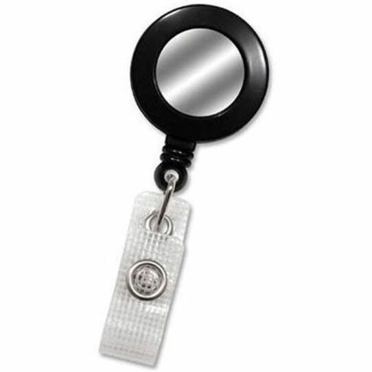 BLACK, 1-1/4IN (32MM), PLASTIC CLIP-ON B