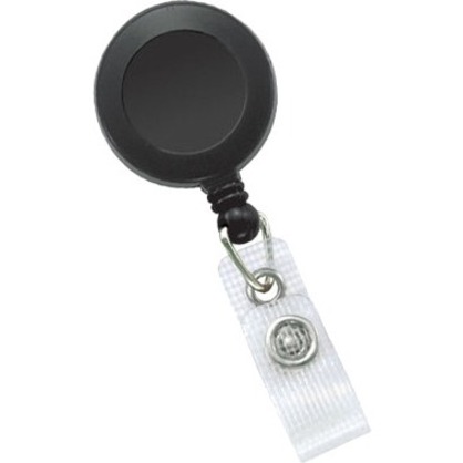 BLACK, 1-1/4IN (32MM), PLASTIC CLIP-ON B