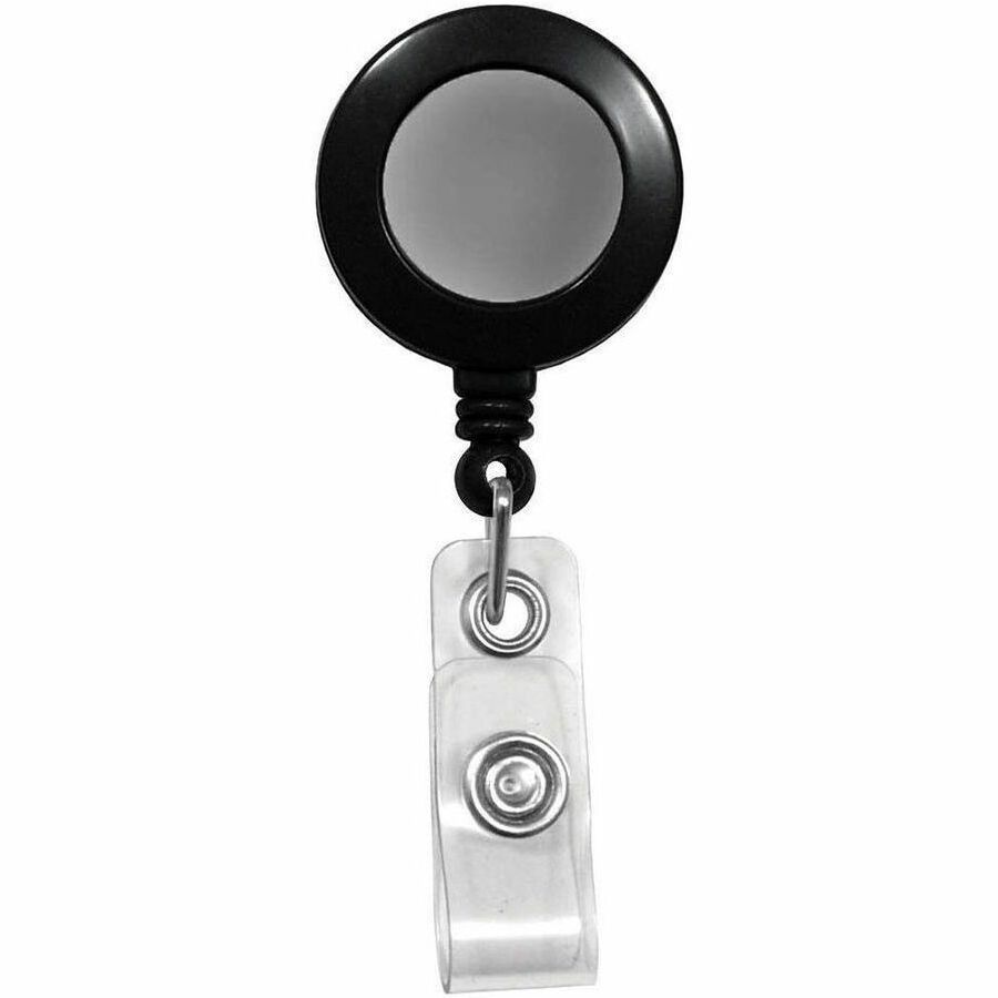 BLACK, 1-1/4IN (32MM), PLASTIC CLIP-ON B