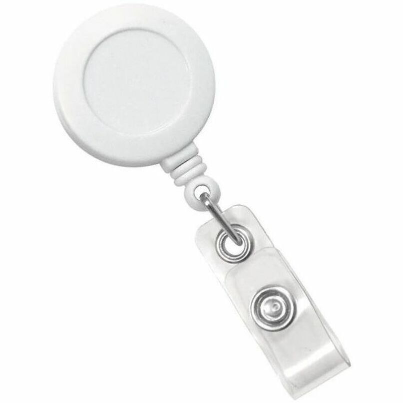 WHITE, 1-1/4IN (32MM), PLASTIC CLIP-ON B