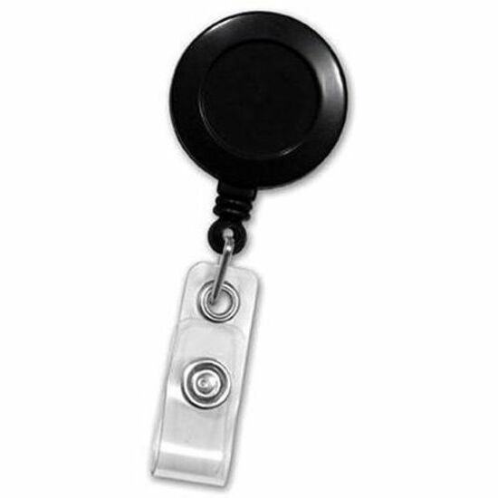 BLACK, 1-1/4IN (32MM), PLASTIC CLIP-ON B