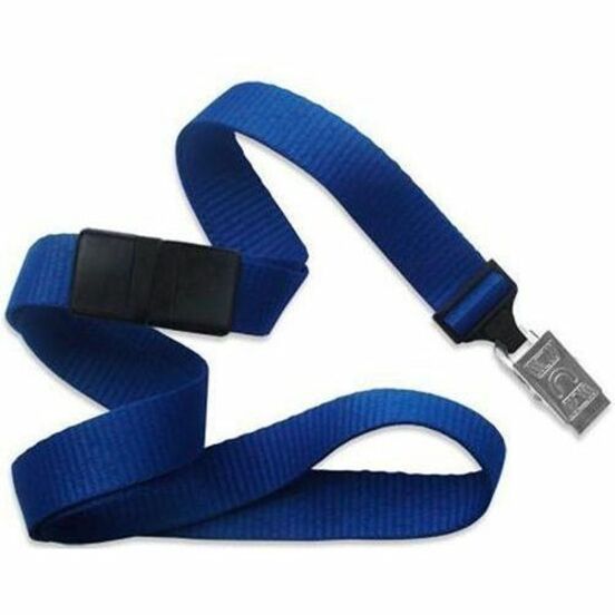 ROYAL BLUE, 5/8IN, FLAT WOVEN NYLON LANY