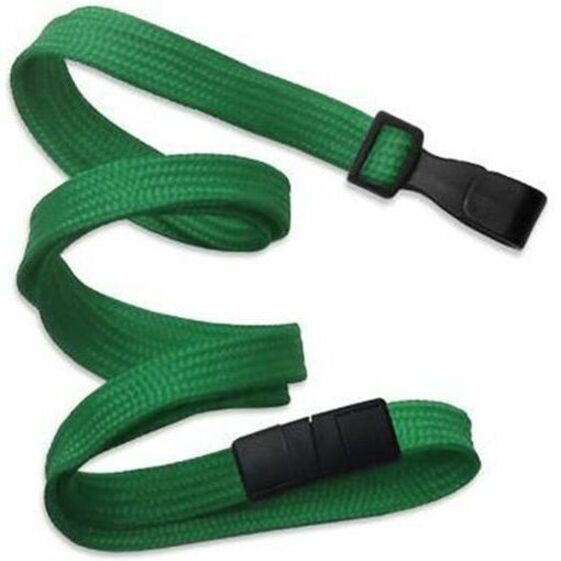 GREEN, 3/8IN (10MM), FLAT BRAIDED, WOVEN