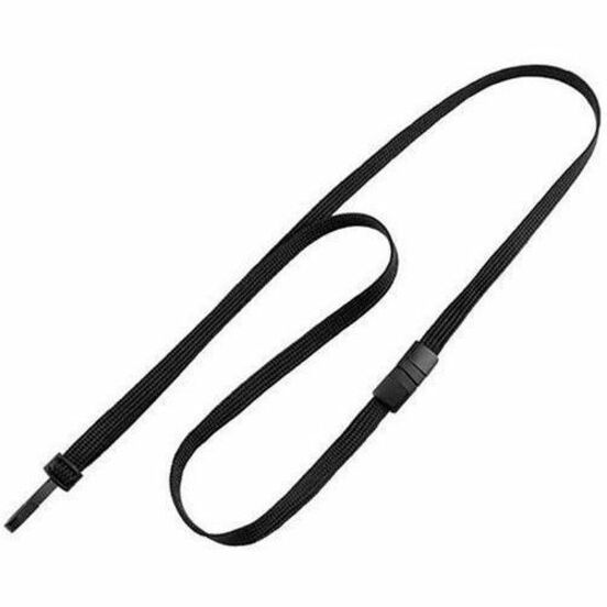 BLACK, 3/8IN, FLAT WOVEN NYLON BREAK-AWA