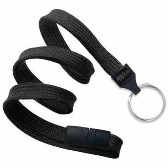 BLACK, 3/8IN, FLAT WOVEN NYLON BREAK-AW