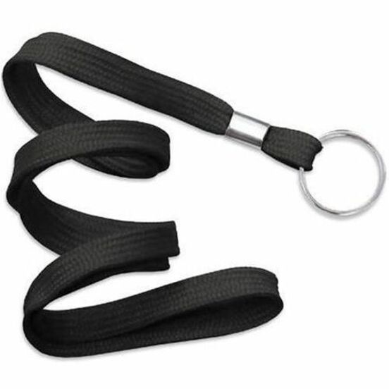 LANYARD - NYLON - BLACK - 0.375 IN - NPS SPLT RING
