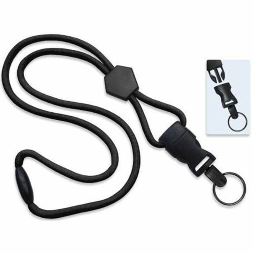 BLACK, 1/4IN (6MM), POLYPROPYLENE ROUND