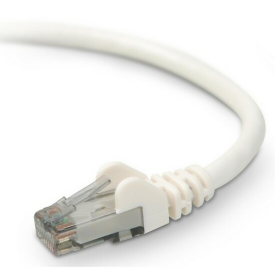 1' RJ45 Cat 6 Patch Cable Wht