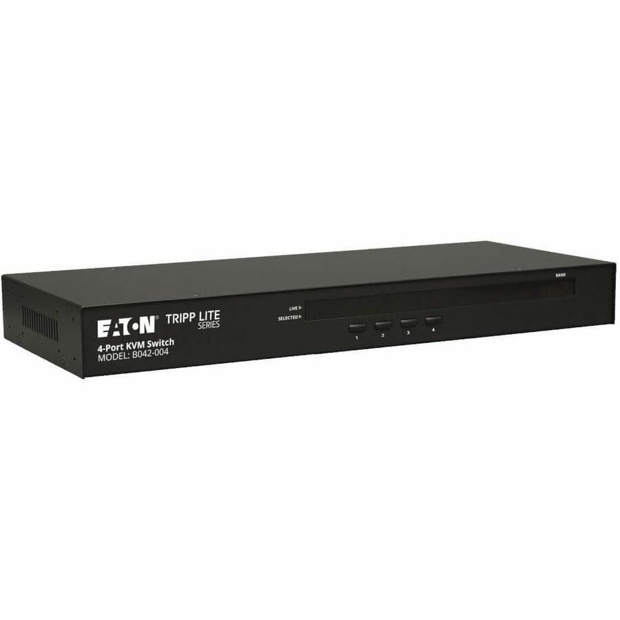4-PORT 1U RACK-MOUNT USB/PS2 KVM SWITCH WITH ON-SCREEN DISPLAY - NETCONTROLLER 4