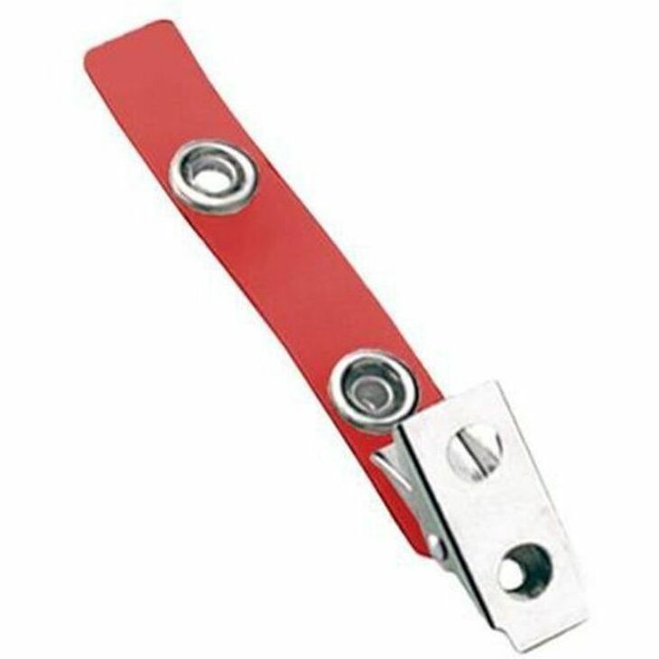 RED, 2-3/4IN (70MM), FLEX VINYL STRAP W/