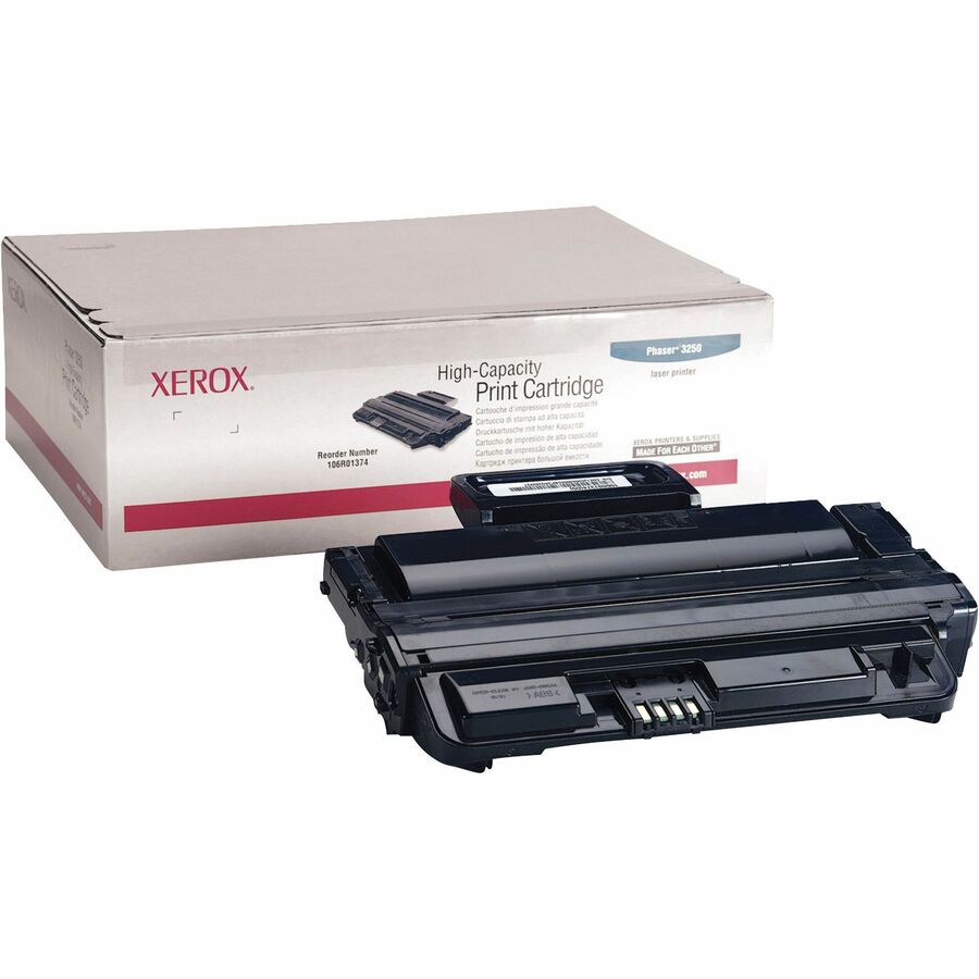 XEROX 106R01374 Black High Capacity Toner Cartridge for Phaser 3250 Printer