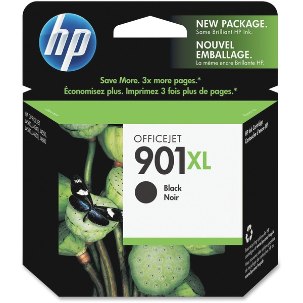 HP 901XL Black High Yield Original Ink Cartridge (CC654AN)