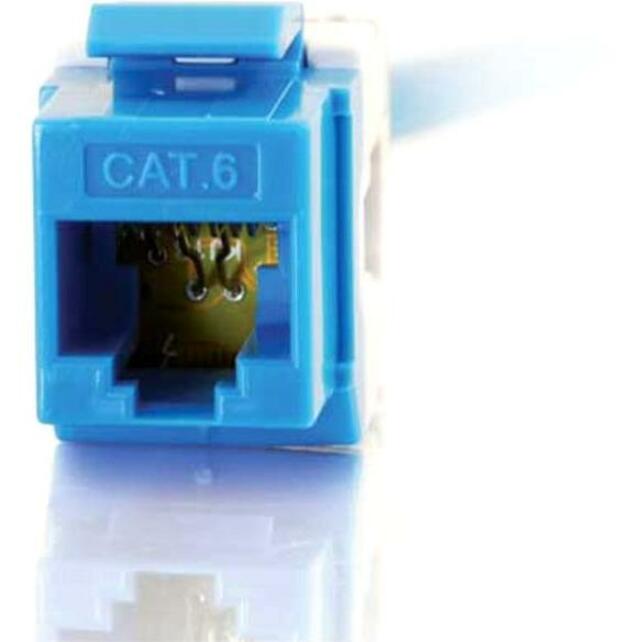 CAT6 180 KEYSTONE JACK BLUE