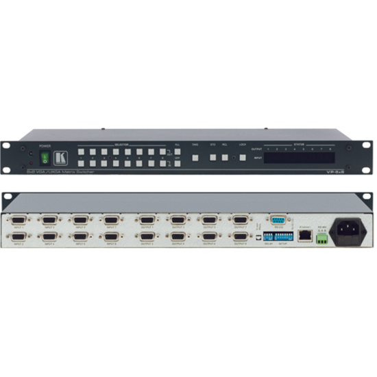 THE VP-8X8 IS A HIGH-PERFORMANCE MATRIX SWITCHER FOR COMPUTER GRAPHICS VIDEO SIG