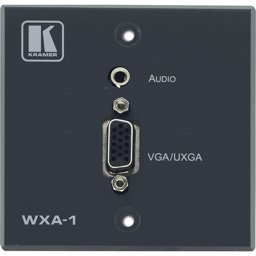 WXA-1 IS A COMPUTER GRAPHICS VIDEO AND STEREO AUDIO PASSIVE WALL PLATE.