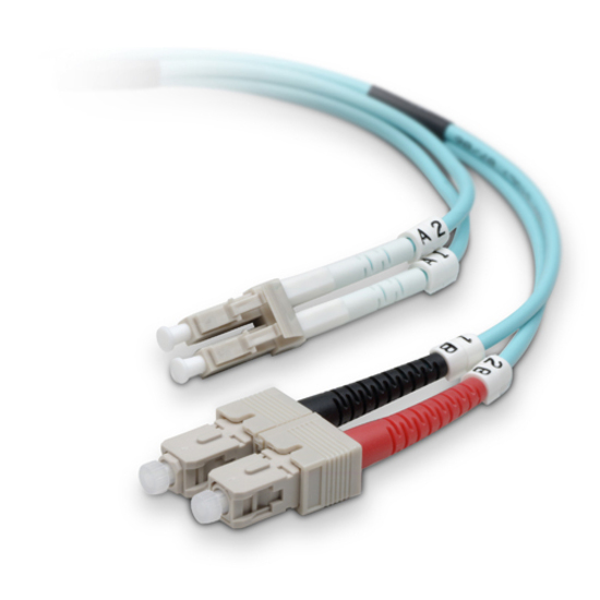 CABLE,FIBER,LC/SC,30M,LO MMD,AQUA,10GB,50/125