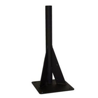 18 FLAT FLOOR BASE & POLE MOUNT. DESIGNED FOR VEHICLES WITH HIGH SEATS; REQUIRES
