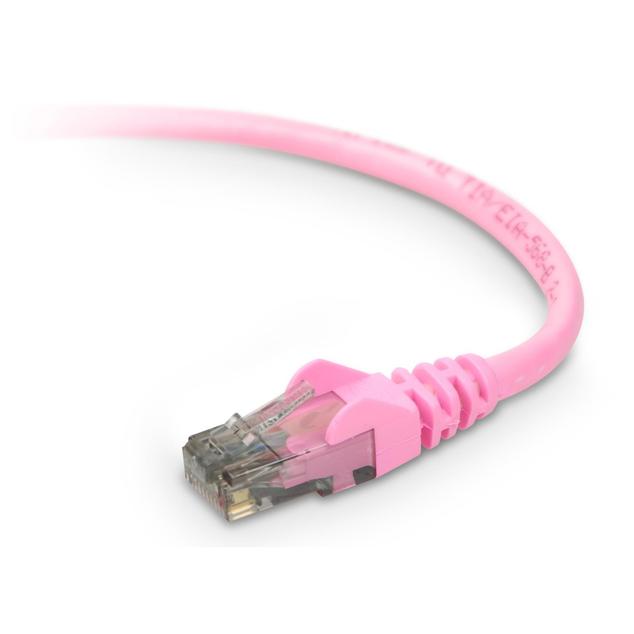 Pink Cat6 cable