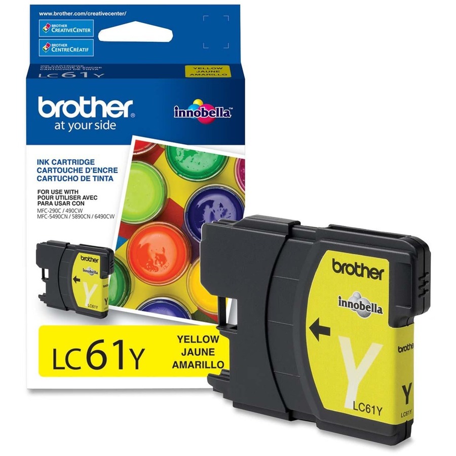 LC61YS YELLOW INK CARTRIDGE FOR .MFC6490CW MULTI 5