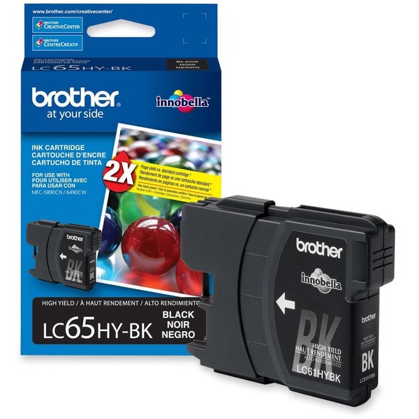 BROTHER LC-65 XL Black Ink Cartridges (LC65BK)