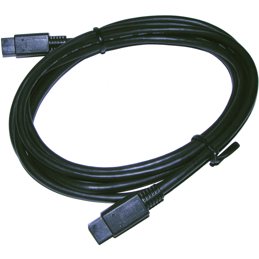 CABLE-10: FIREWIRE 9-9 (800-800), LENGTH 1M, BLACK