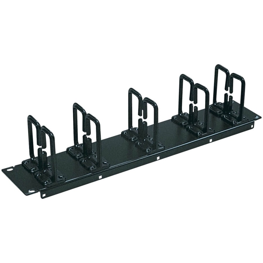 EATON TRIPP LITE SERIES SMARTRACK 2U HORIZONTAL CABLE MANAGER - FLEXIBLE RING TY
