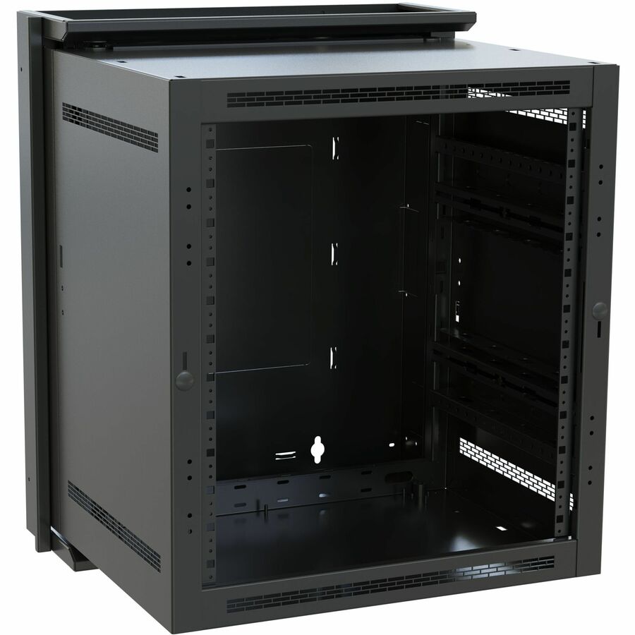 WALL RACK - STEEL - BLACK - TOOL-FREE QUICK-MOUNT SYSTEM FOR EASY, ONE-PERSON MO