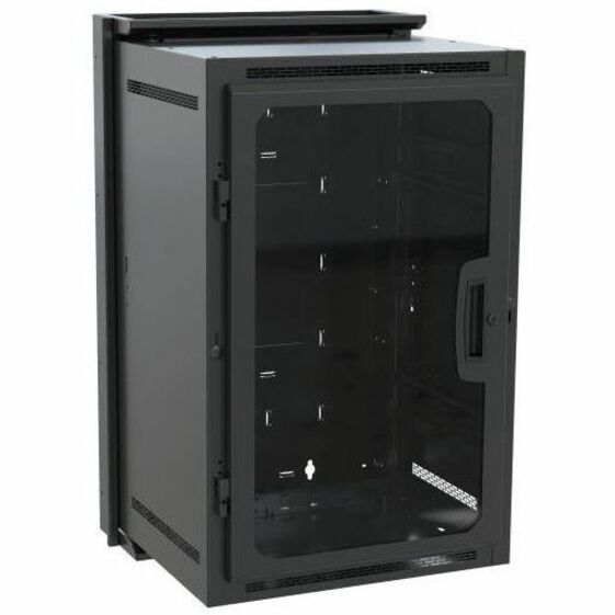 16SP/22D WALLRACK W/PLEXI