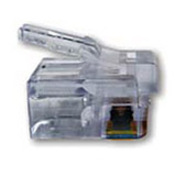 EZ-RJ12/11 CONNECTOR. 50/CLAMSHELL.