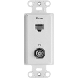 PRE-CON 2PORT STP PH RJ45 TV F (M6)